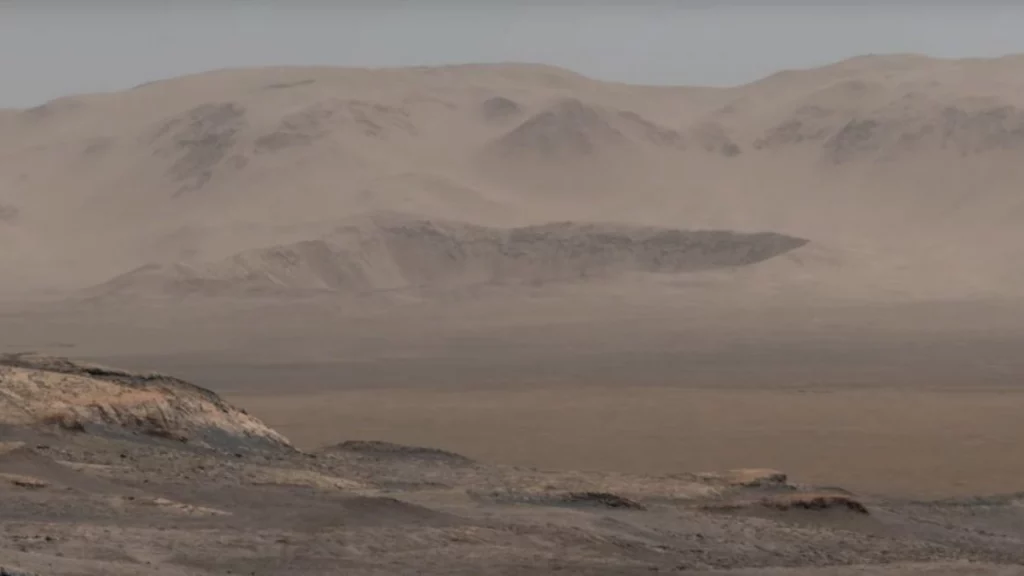 A panorama of Mars taken by NASA's Curiosity rover