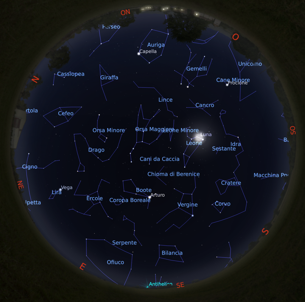 Il cielo di Maggio 2024