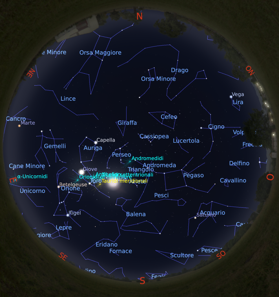 Il cielo di Novembre 2024