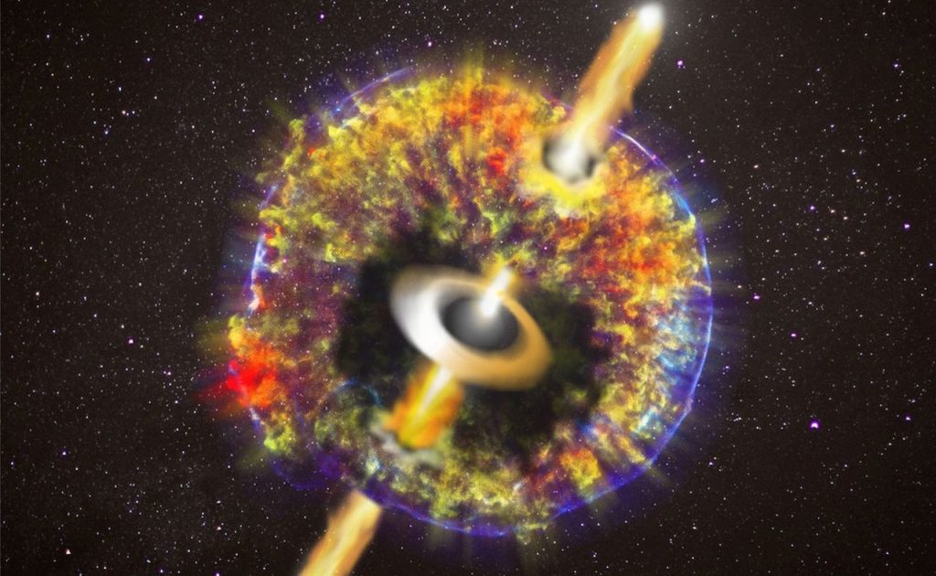 Esplosione di stella di neutroni