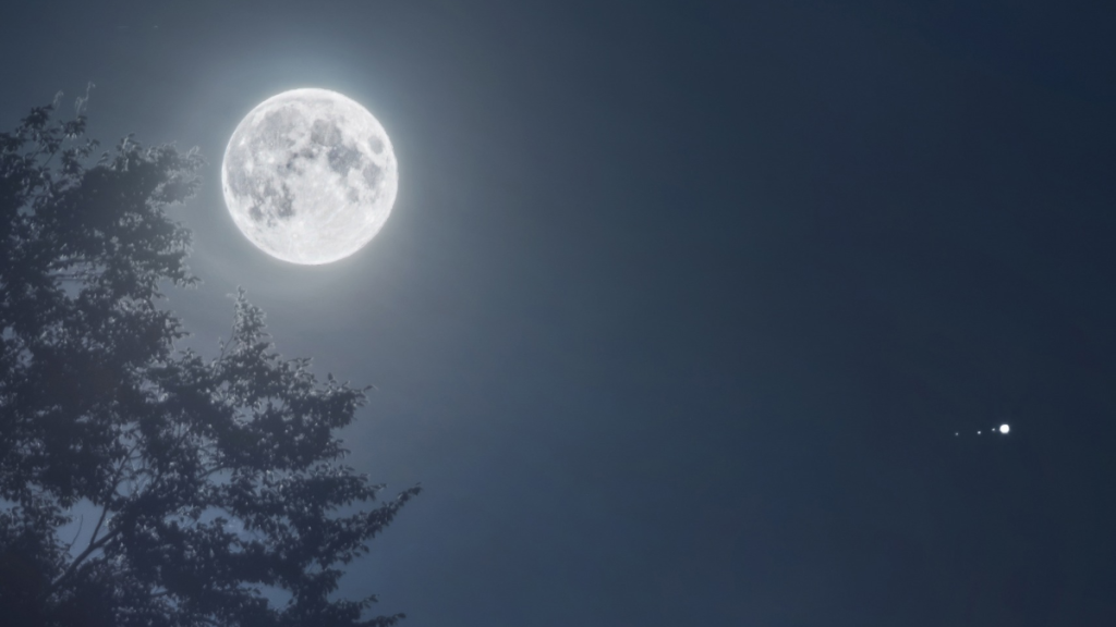 Congiunzione Luna Giove