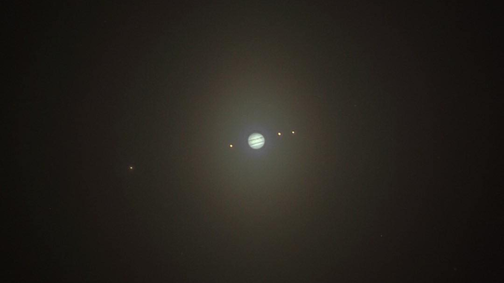 Pianeta Giove al telescopio