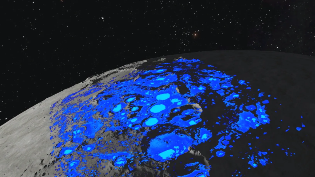 Acqua sulla Luna