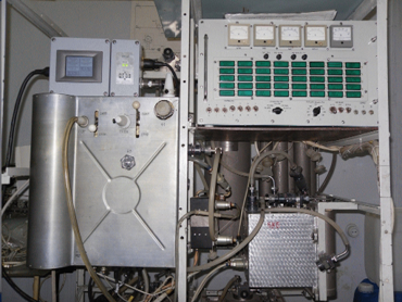 Uno dei pannelli dei dispositivi di controllo