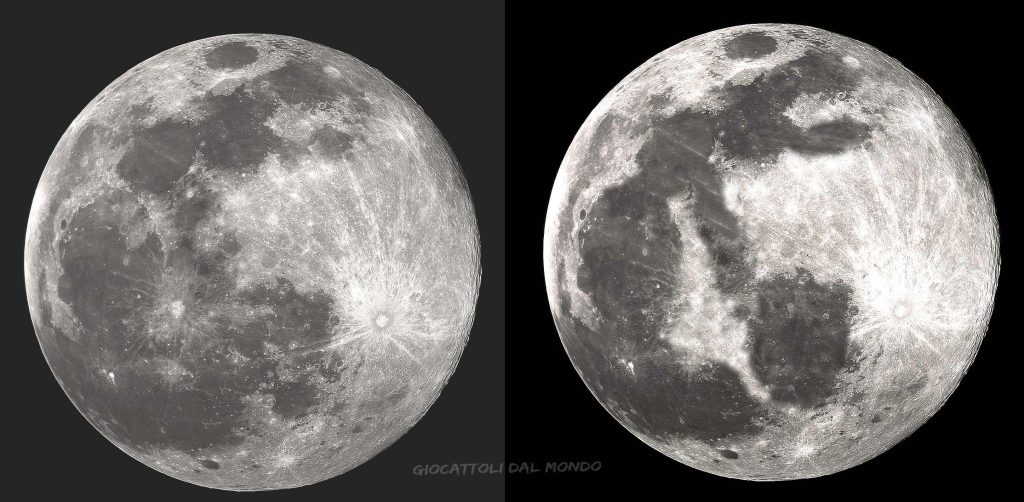 La pareidolia del coniglio sulla Luna, diffusa nelle culture orientali.