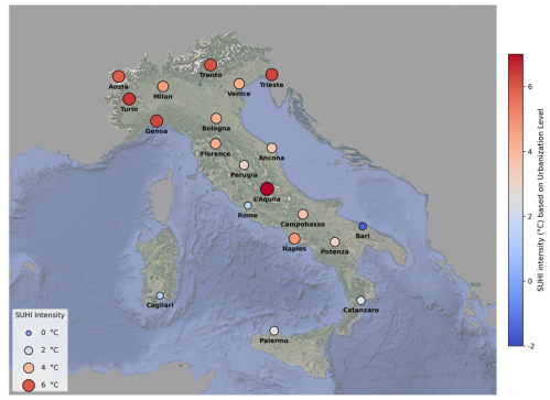 Città isola di calore