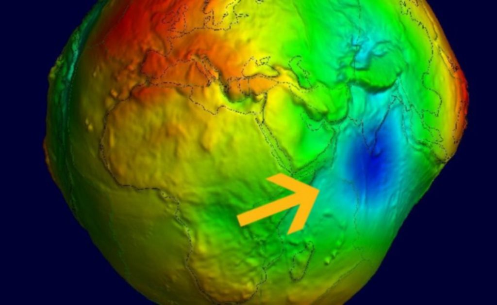 Buco gravitazionale Terra