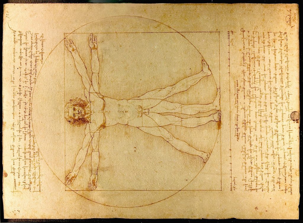 Uomo vitruviano Leonardo Da Vinci