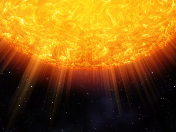 Sole nello spazio