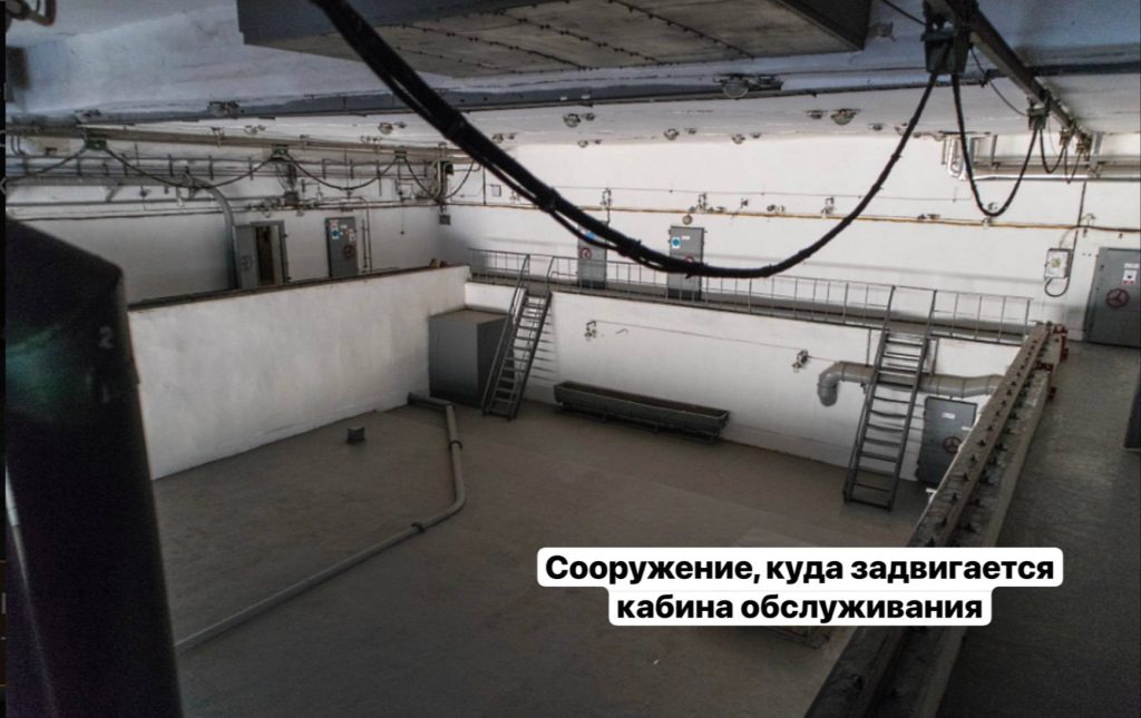 Il vano in cui viene retratto il "KO" della Soyuz