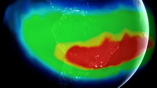 C'è una falla nel campo magnetico terrestre. E si sta allargando sopra l'Atlantico.