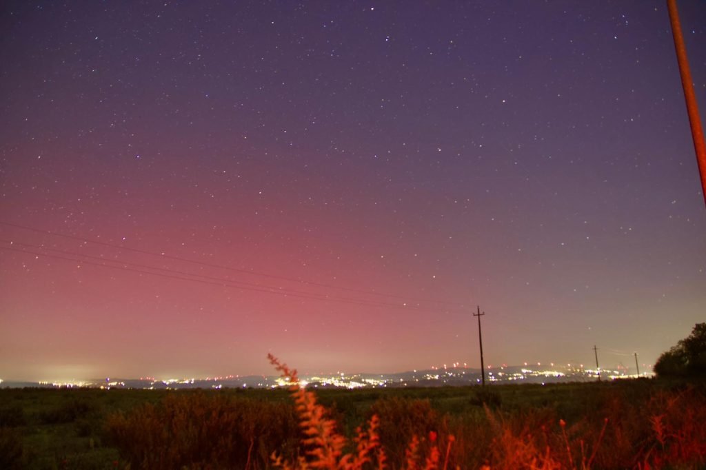 Aurora Boreale da Benevento