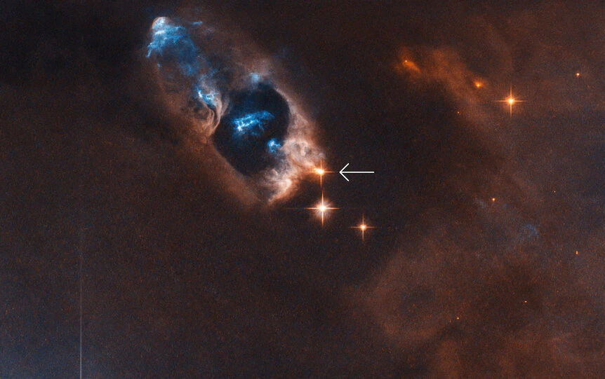 Una stella neonata può avere una "memoria"? I suoi getti confermano un'esplosione negli anni '90