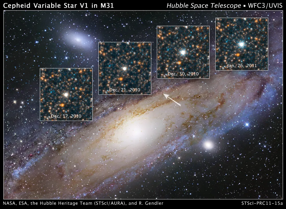 Andromeda Hubble