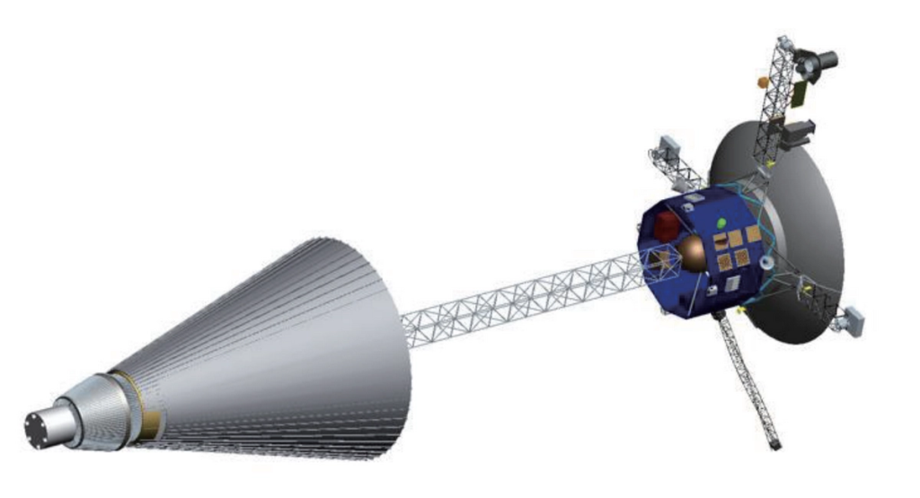 Rappresentazione artistica della sonda cinese per lo studio dell'Eliosfera