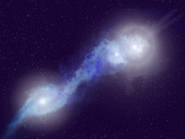 sistema J1218/1219+1035 e le galassie