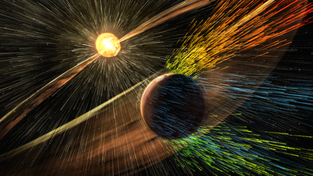 Marte tempesta solare