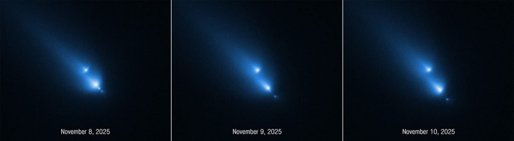 La cometa C/2025 K1 (ATLAS) ripresa dal Telescopio Spaziale Hubble