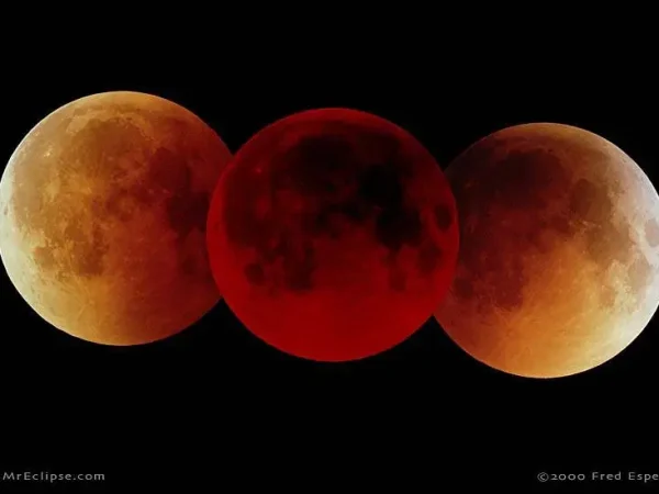 Eclissi di Luna nel cielo di Marzo