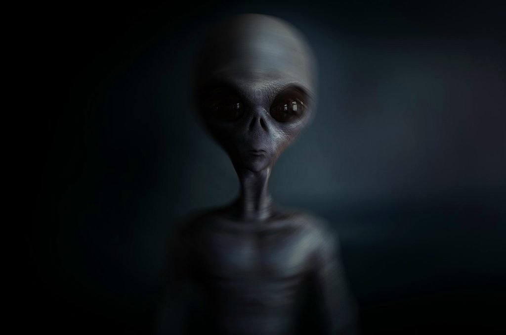 Alieno grigio UFO