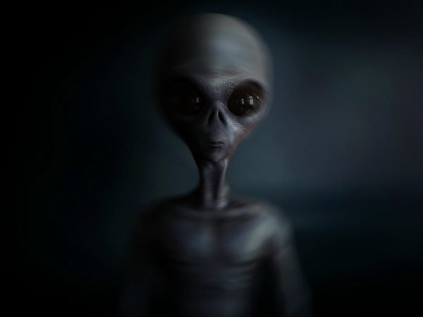Alieno grigio UFO