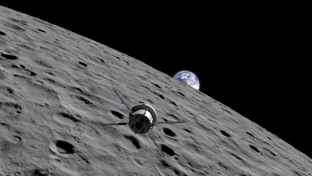 Artemis II, Orion, Luna, flyby