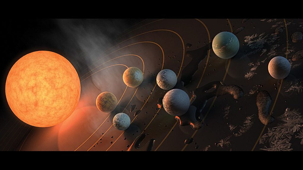 TRAPPIST-1 illustrazione
