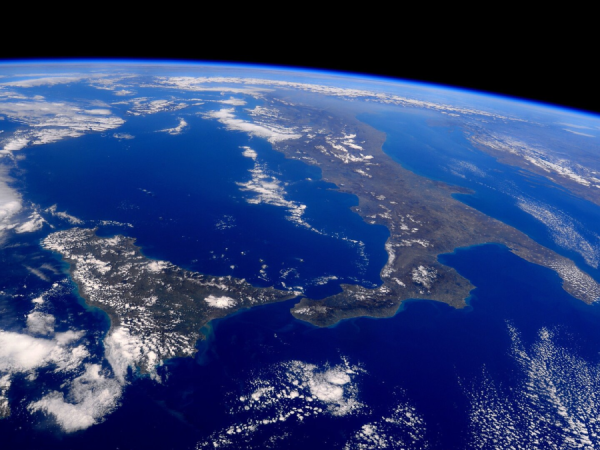 Italia dalla Stazione Spaziale Internazionale (ISS)