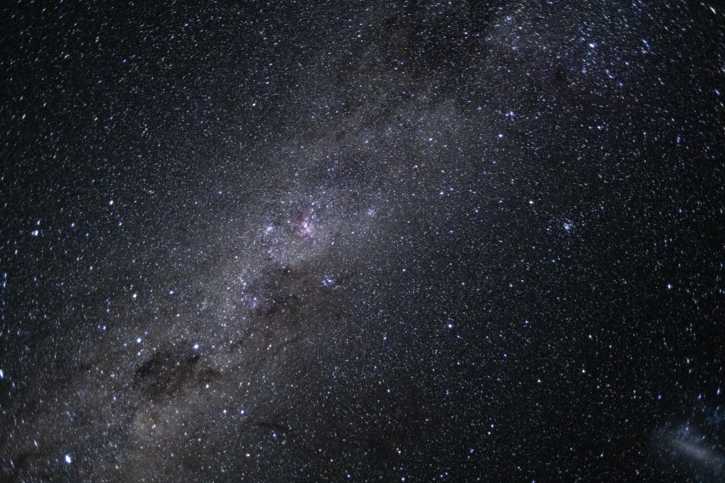 La Via Lattea fotografata dell'equipaggio di Artemis II (crediti: NASA)