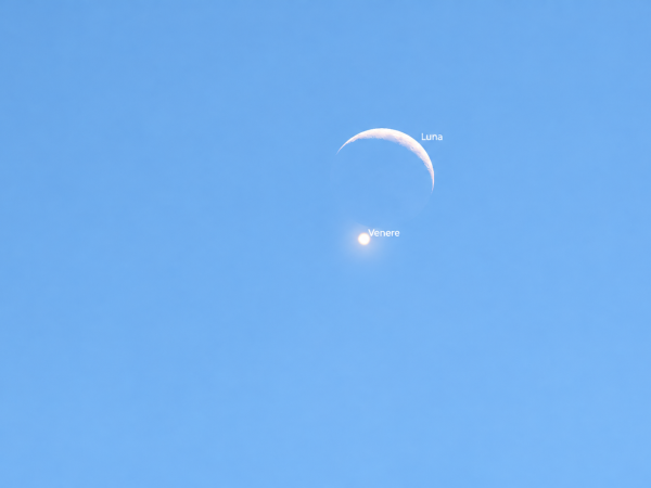 Occultazione Luna Venere
