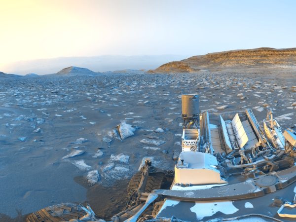 Cartolina da Marte ripresa dal rover Curiosity