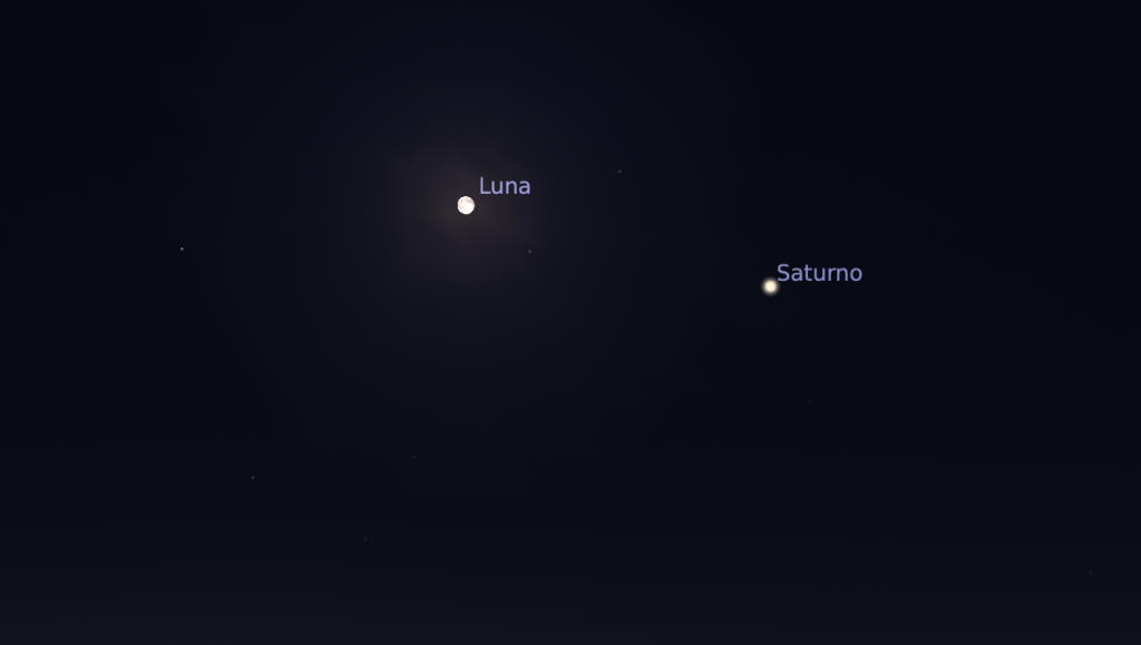 Luna Saturno congiunzione