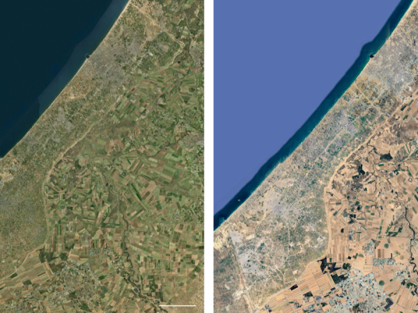Striscia di Gaza, Google Maps