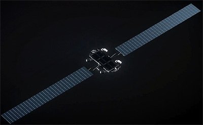 Uno dei satelliti Starlink V3. Credito: SpaceX